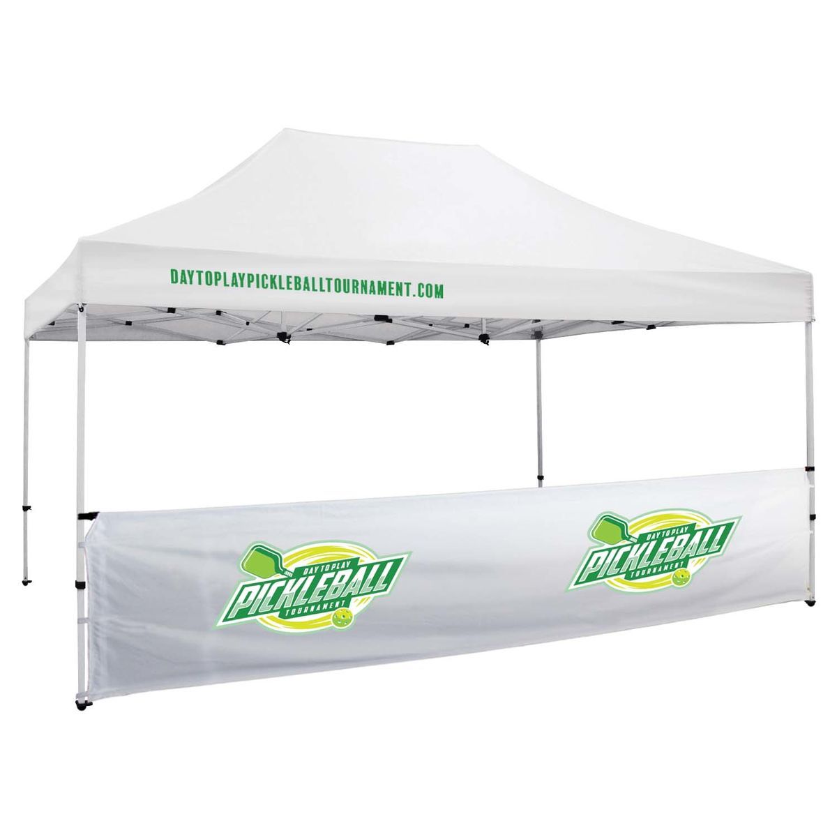 15' Tent Half Wall (Full-Color Imprint)