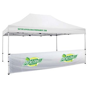 15' Tent Half Wall (Full-Color Imprint)