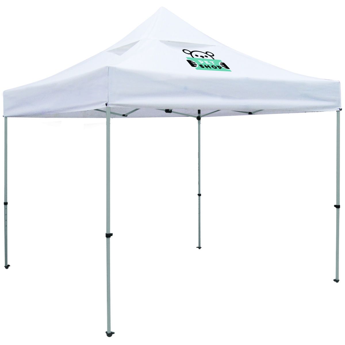 10' Premium Tent Kit with Vented Canopy (Imprinted, 1 Location)