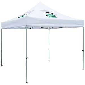 10' Premium Tent Kit with Vented Canopy (Imprinted, 2 Locations)
