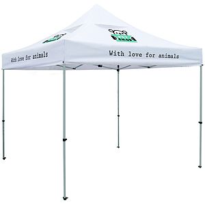 10' Premium Tent Kit with Vented Canopy (Imprinted, 4 Locations)
