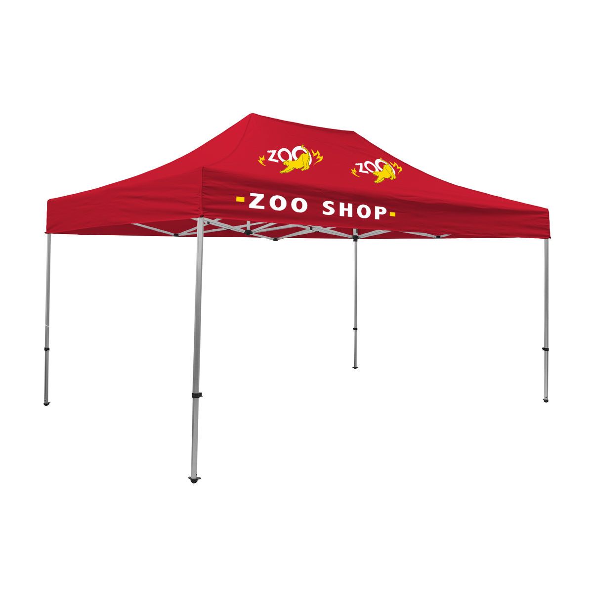 15' Premium Tent Kit (Imprinted, 3 Locations)