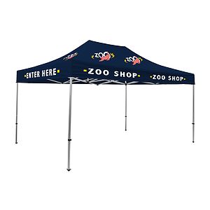 15' Premium Tent Kit (Imprinted, 12 Locations)