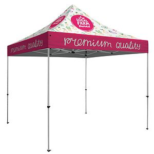 10' Deluxe Tent Kit (Full-Bleed Dye Sublimation)