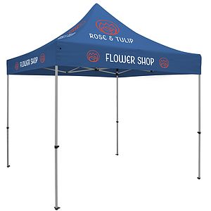 10' Premium Tent Kit (Imprinted, 4 Locations)