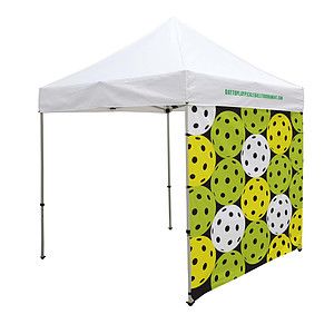 8' Tent Full Wall (Dye Sublimated, Single-Sided)