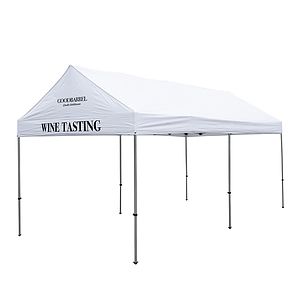 10' x 20' Premium Gable Tent Kit (Full-Color Imprint, 2 Locations)