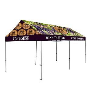 10' x 20'  Premium Gable Tent Kit (Dye Sub Full-Color Full-Bleed)