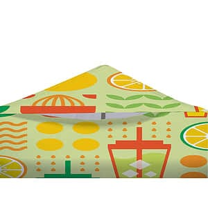 10' Deluxe Tent Kit With Vented Canopy Full-Bleed Dye Sublimation