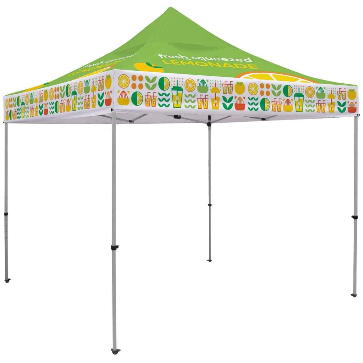 10' Premium Tent Kit With Vented Canopy Full-Bleed Dye Sublimation
