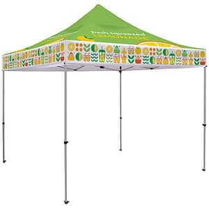 10' Premium Tent Kit With Vented Canopy Full-Bleed Dye Sublimation