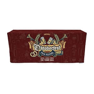 32"H x 77.5"W Pop-Up Table & Fitted Dye Sub Throw Kit
