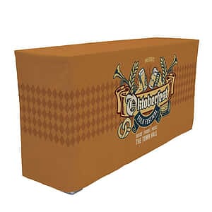 38.5"H x 77.5"W Pop-Up Table & Fitted Dye Sub Throw Kit