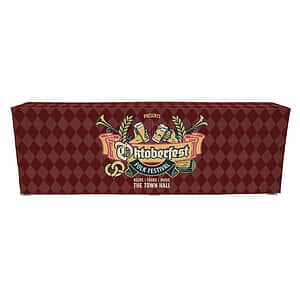38.5"H x 115"W Pop-Up Table & Fitted Dye Sub Throw Kit