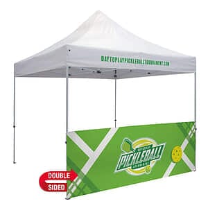 10' Standard Tent Half Wall Kit UV-Printed Double-Sided