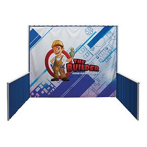 120"W x 96"H Pipe and Drape Banner Kit
