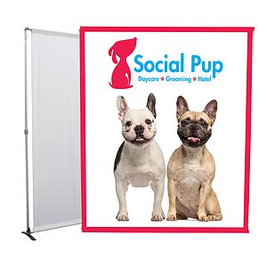 8' Bravo Expanding Display Replacement Banner Single-Sided
