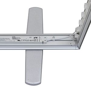 3' x 8' Deluxe SEG Glo Floor Display Hardware