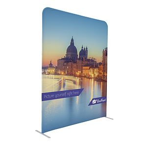 6'W x 90"H EuroFit Straight Wall Kit (Recycled Polyester Knit)