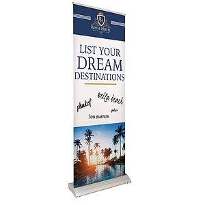 33.5" Deluxe Pro Retractor Single-Banner Kit (Dry-Erase Media)