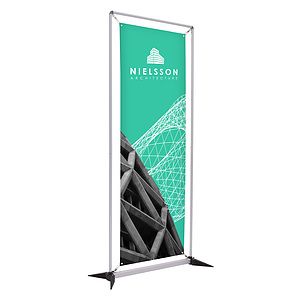 3' FrameWorx Banner Display Kit (Single-Sided, 13 oz. Smooth Vinyl)