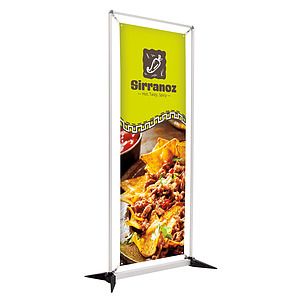 3' FrameWorx Banner Display Kit ( Double-Sided, 13 oz. Smooth Vinyl)