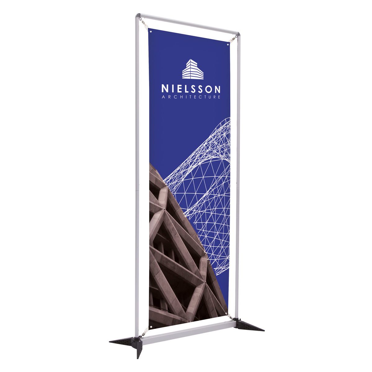 3' FrameWorx Banner Display Kit (Single-Sided, No-Curl Opaque Fabric)