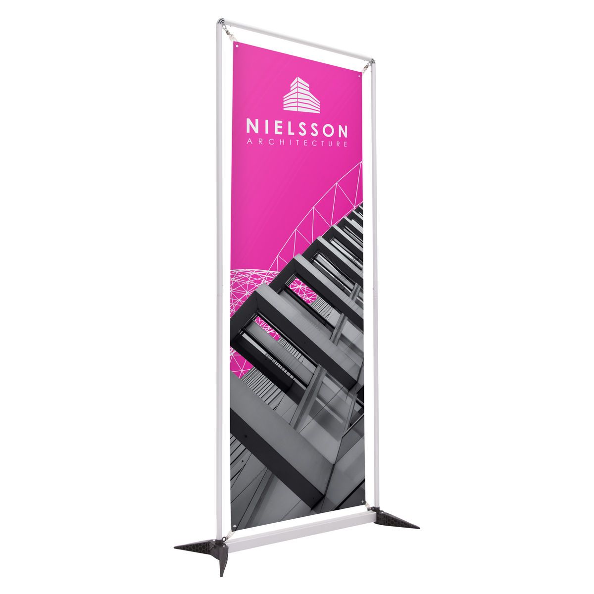 3.5' FrameWorx Banner Display Kit (Double-Sided, 13 oz. Smooth Scrim Vinyl)