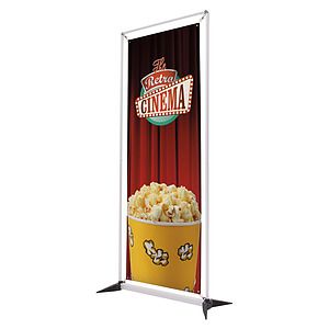 3.5' FrameWorx Banner Display Kit (Single-Sided, No-Curl Opaque Fabric)