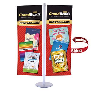 Flex Banner Display Double-Banner Kit