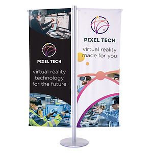 Flex Banner Display Double-Banner Kit