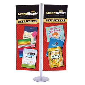 Flex Banner Display Double-Banner Kit