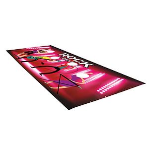 Headliner Quad Face Cutout Replacement Banner (18 oz. Vinyl, Single-Sided)