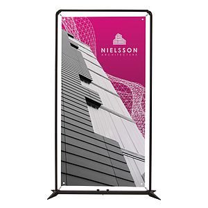 4.5' FrameWorx Banner Display Kit (No-Curl Opaque Fabric)