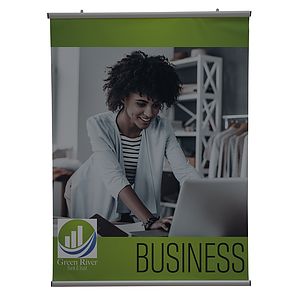 36" x 48" EasySnap Hanging Banner Kit - 13 oz. Vinyl (Double-Sided)