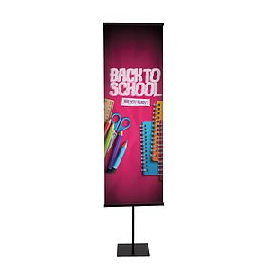 24" Everyday Snap Rail Banner Display Single-Sided Kit