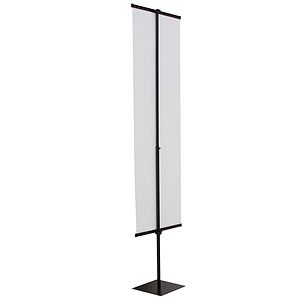 24" Everyday Snap Rail Banner Display Hardware