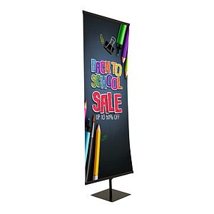 30" Everyday Snap Rail Banner Display Single-Sided Kit