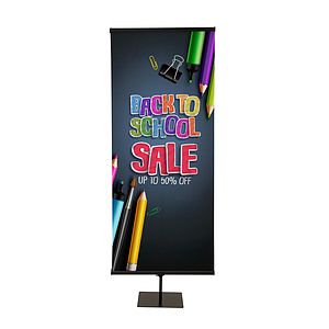 30" Everyday Snap Rail Banner Display Single-Sided Kit