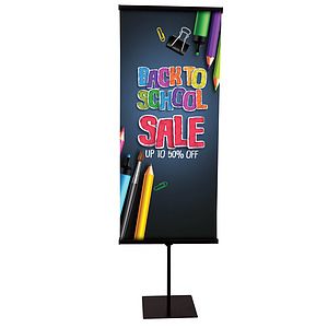 30" Everyday Snap Rail Banner Display Single-Sided Kit