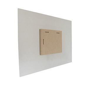 24"W x 24"H Glossy Aluminum Print with Shadow Mount