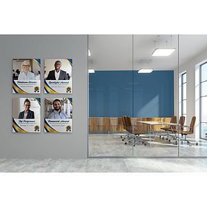 16"W X 20"H Glossy Aluminum Print
