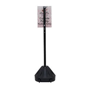 60" Rover Portable Sign Post Single-Sided Kit