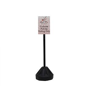 60" Rover Portable Sign Post Double-Sided Kit
