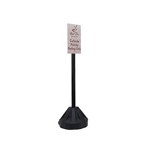 60" Rover Portable Sign Post Double-Sided Kit