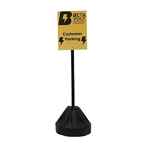 72" Rover Portable Sign Post Double-Sided Kit