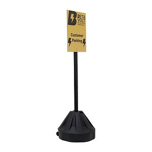 72" Rover Portable Sign Post Double-Sided Kit