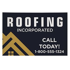 36" x 24" Corrugated Plastic Sign (Single-Sided)