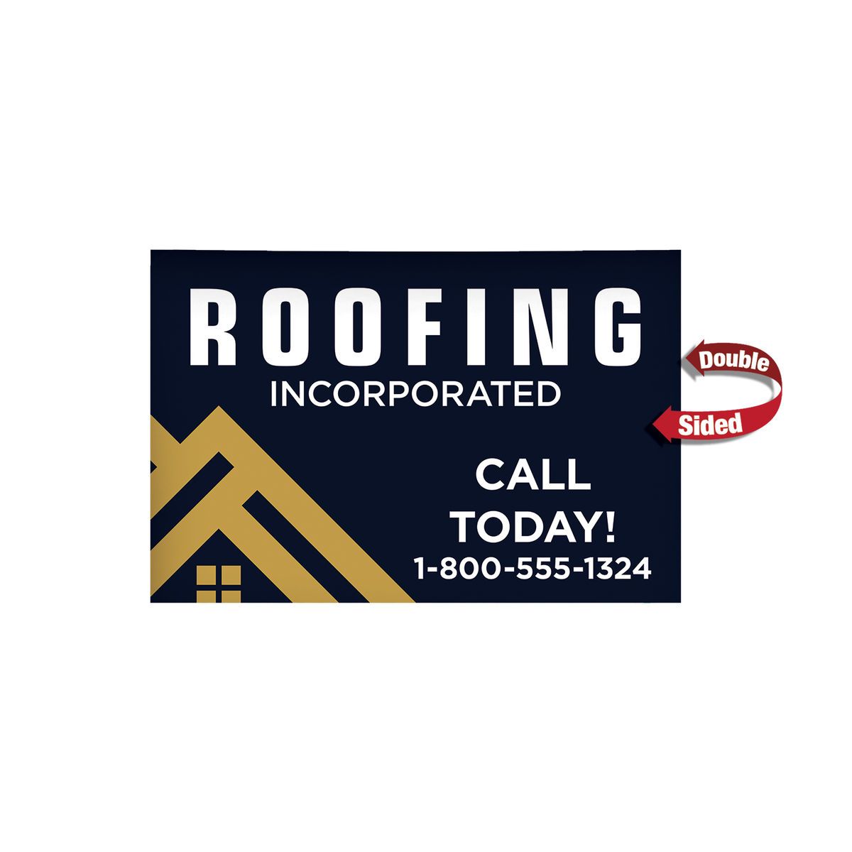 36" x 24" Corrugated Plastic Sign (Double-Sided)