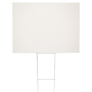 36" x 24" Corrugated Plastic Sign Kit (Blank)